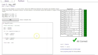 CodingBat - big
