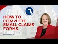 How To Complete Small Claims Forms