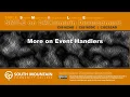 C Xamarin Cohort 01Y - More on Event Handlers