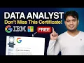Free Data Analytics Course with Certificate 2026 Data Analyst Free Course with Certificate 2026