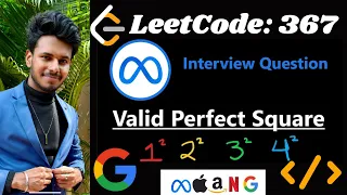 Leetcode 367 Valid Perfect Square