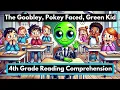 3rd-4th Grade Reading Comprehension with Questions The Goobley Pokey Faced Green Kid Funny Story