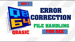 Debugging in QBasic File Handling Output Mode Day 1 Make Easy