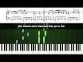 Passenger - Let Her Go - Piano Tutorial with Sheet Music