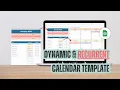 Create a Dynamic Recurring Task Management Calendar in Google Sheets - Full Tutorial