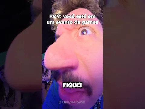 🔥quando o gamer vai a um evento de games! 😱