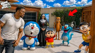 GTA V : Franklin And Shinchan Playing Hide & Seek With Doraemon Nobita  In GTA 5 Hindi |#gta5