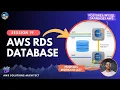 How does AWS RDS work AWS RDS Read Replication Visual Explanation