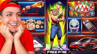 SOLO PUEDO USAR COSAS DE LUCHA LIBRE EN FREE FIRE😱!!