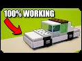 How to build a WORKING CAR in Minecraft