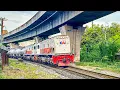 Download Lagu LOKOMOTIF DOUBLE HEADED !! Kumpulan KERETA API MEMAKAI LOKO TRAKSI GANDA | CC 201, BB 203 \u0026 BB 303
