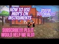 How to use midis in instruments tutorial roblox wild west