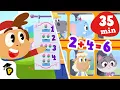Math Concepts Compilation Kids Learning Cartoon Dr Panda TotoTime