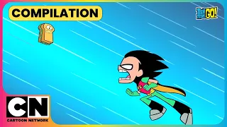 The Titans Are Fighting A FLYING Sandwich!🥪⚡| Teen Titans Go👊| Kids Cartoon😍| @cnindia​