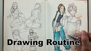 Drawing Routine | Sketch with Me
