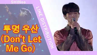 Download SHINee - Don't Let Me Go | Line Distribution MP3