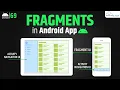 Fragments using Frame Layout in Android Studio Android App Development Tutorial