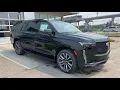 Black 2023 Cadillac Escalade ESV Sport Review Calgary Alberta - Wolfe Calgary