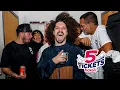 5 Tickets de Tickeri con PJ Sin Suela