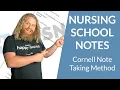 How to take notes in nursing school the Cornell Method and how to study for nursing school