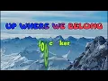 UP WHERE WE BELONG joe cocker karaoke