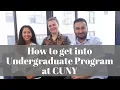 How to get into Undergraduate Program at the City University of New York Podcast Episode 71