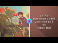 ae like smooth transition codes you need pt 5 on star