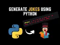 Generate random jokes with just 3 lines of Python code Python Programs Programming Jokes