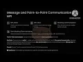 L 14 Distributed Memory parallel program with MPI Message passing Message and p to p communication