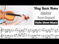 [Free Sheet] Way Back Home - Shaun [Violin Sheet Music]
