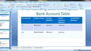 13 Create different Objects and another Class for Bank Account class