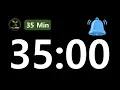 35 Min Alarm Timer 5 Sec Bell TREE TIMER