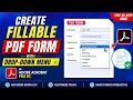 How to Create a Fillable PDF Form with a Drop-Down Menu in Adobe Acrobat Pro DC Step-by-Step Guide