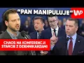 Lagu Chaos na konferencji. Starcie TVN z politykami PiS