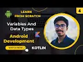 VARIABLES AND DATA TYPES KOTLIN