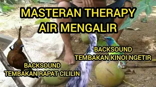 masteran therapy air mengalir backsound suara burung kinoi dan cililin