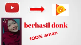 simpan lagu dari youtube ke music 100 berhasil