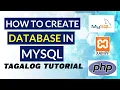 HOW TO CREATE DATABASE IN MYSQL TAGALOG