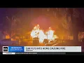 Car flies of 15 FWY crashes into Temecula home