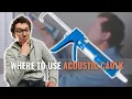 Where To Use Acoustic Caulk When Soundproofing