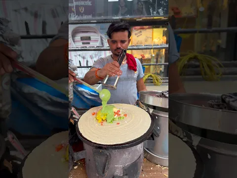 Mumbai Green Chutney Masala Dosa | #shortvideo #shorts #youtubeshorts