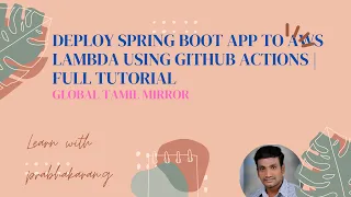 Deploy Spring Boot App to AWS Lambda using GitHub Actions Full Tutorial