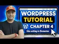 WordPress Tutorial 2026 Chapter 4 Site Settings in Elementor Complete Beginner Guide