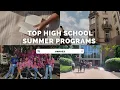 Top 3 High School Summer Programs FREE