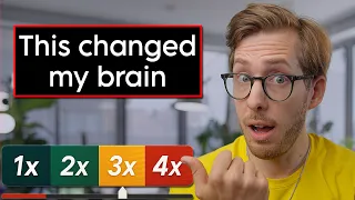 what happens when you watch everything at 3 2x speed