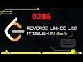 Reverse Linked List Leetcode 206 in Telugu