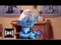 Undercover Smurf Boss Robot Chicken Adult Swim