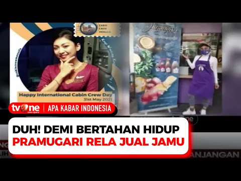 Korban PHK, Mantan Pramugari di Makassar Beralih Profesi Jadi Penjual Jamu