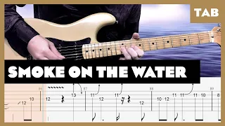 deep purple smoke on the water guitar tab lesson cover tutorial