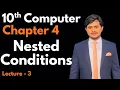 Nested Conditions in Python 10th Computer - Chapter 4